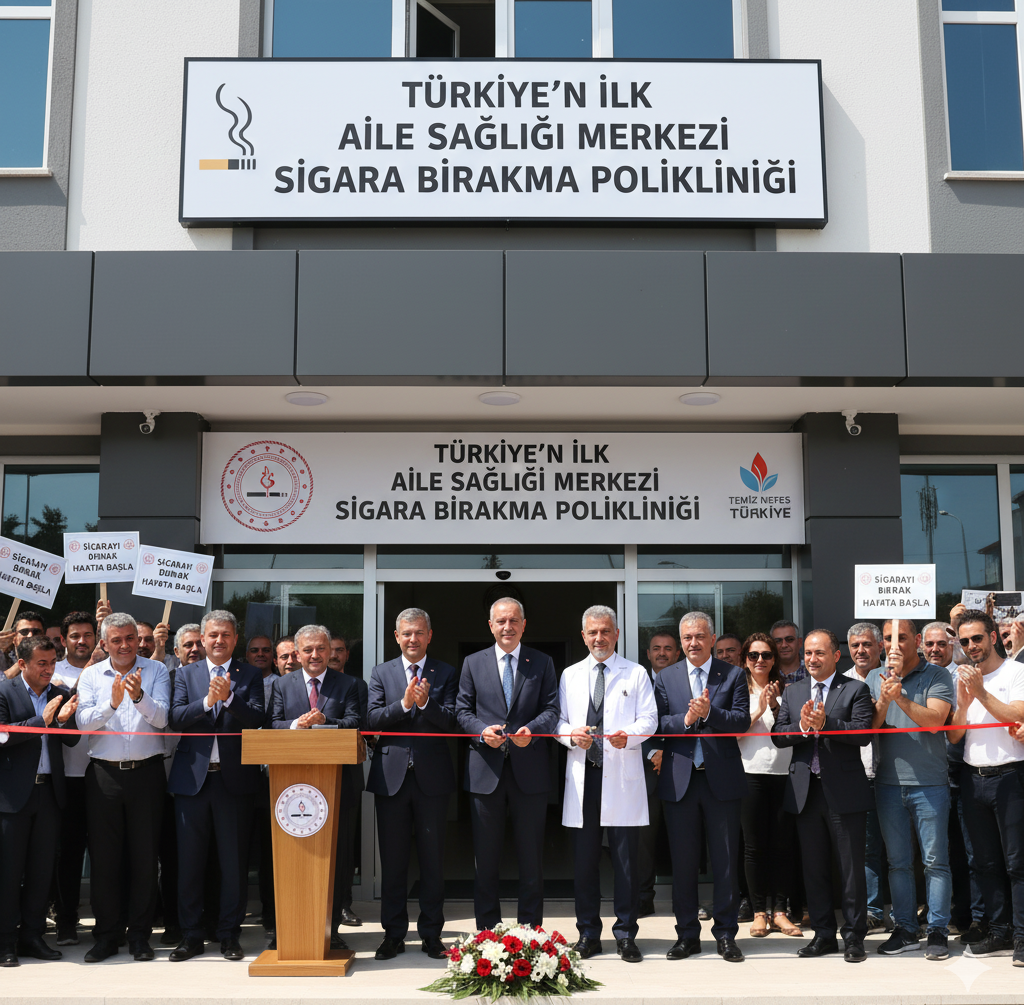 Türkiye’nin İlk Aile Sağlığı Merkezi Sigara Bırakma Polikliniği Açıldı
