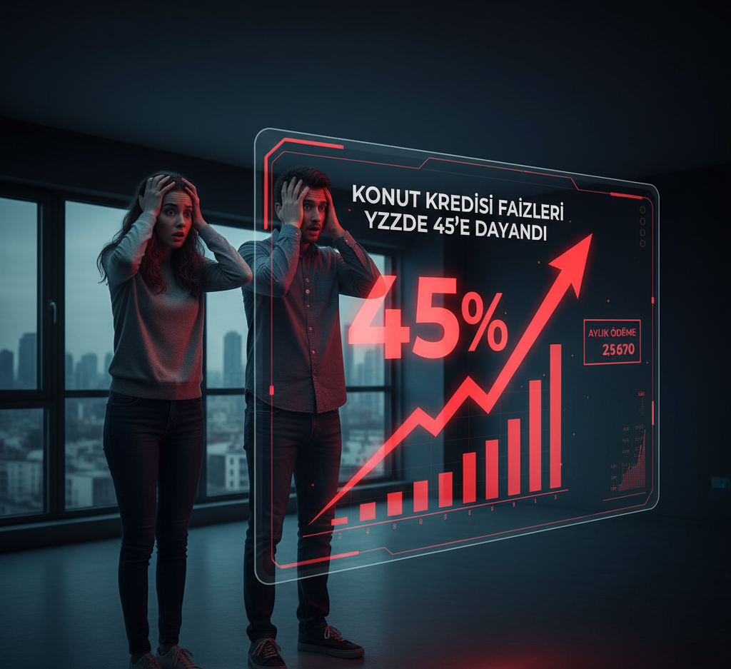 Konut Kredisi Faizleri Yüzde 45’e Dayandı